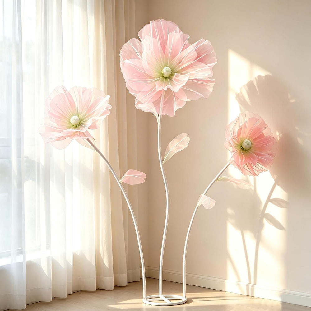Giant Flowers for Decoration, 5.6 Ft Big Artificial Silk Flower