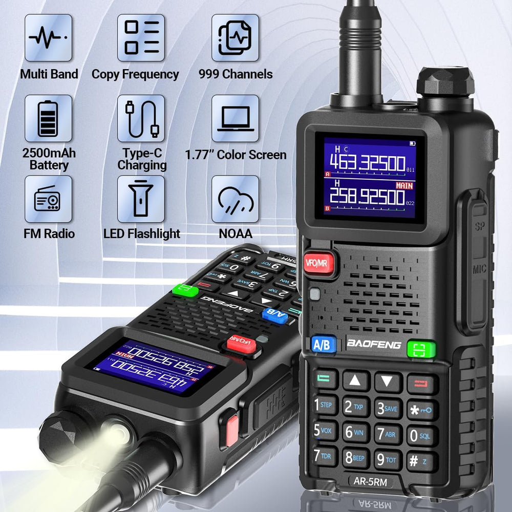 BAOFENG Radio Ham Radio Handheld UV-5R Upgrade Long Range Walkie Talkies Rech...