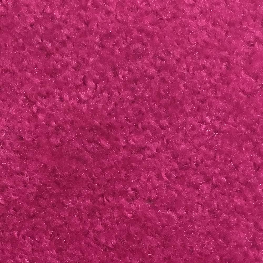 Pink Event Carpet Aisle Runner - Real Rug with Backing, Binding, 3X10 Ft