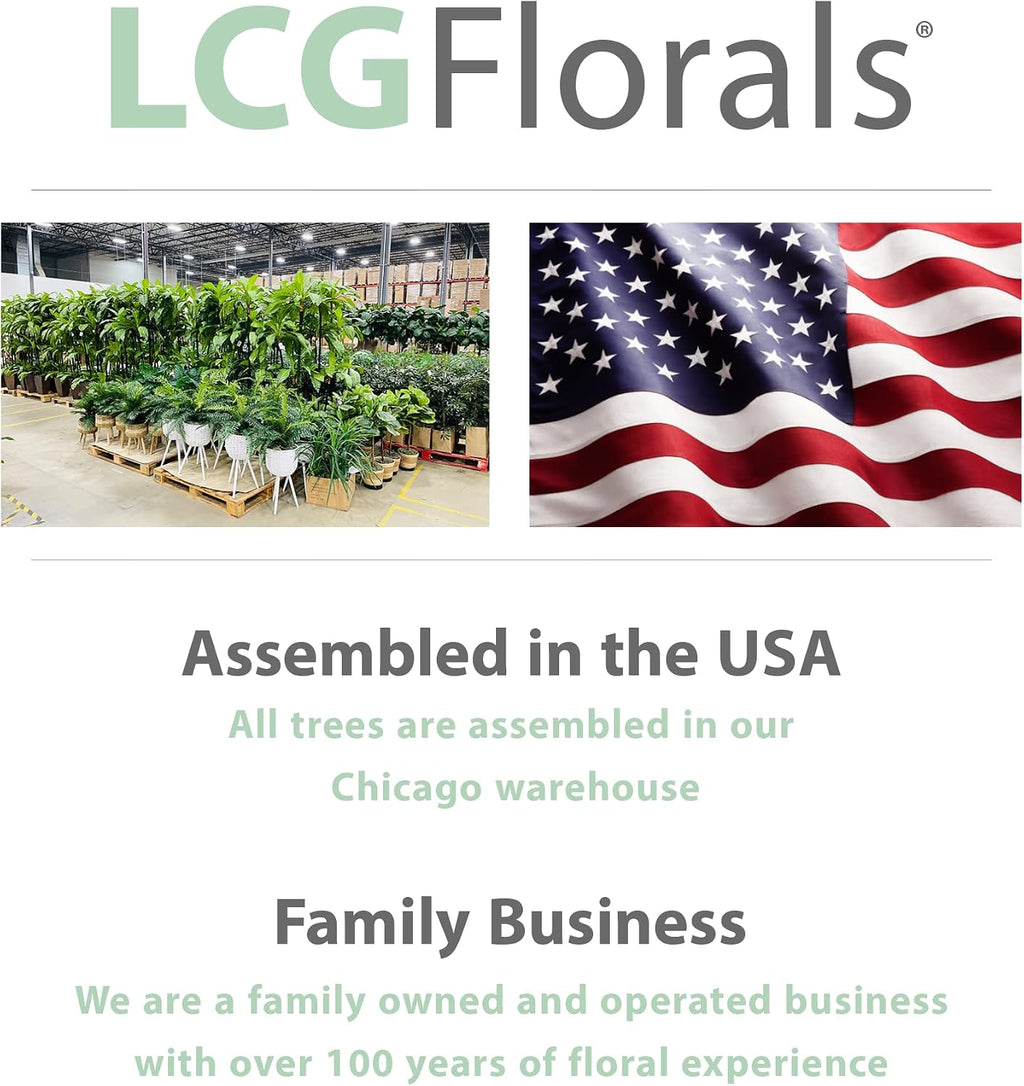lcg florals 3ft artificial fiddle leaf fig tree, package contents