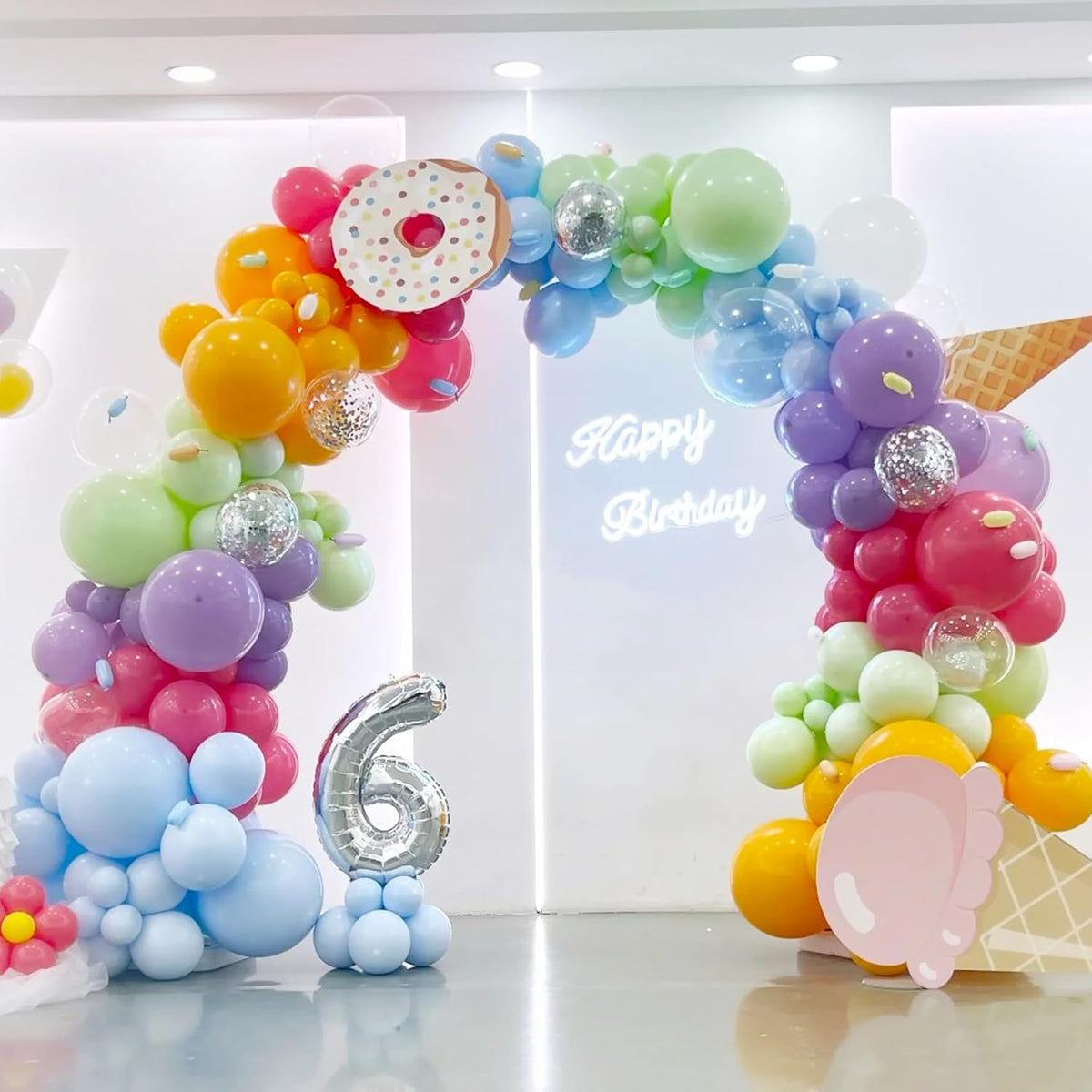Balloon Arch Kit with Balloon Pump Electric