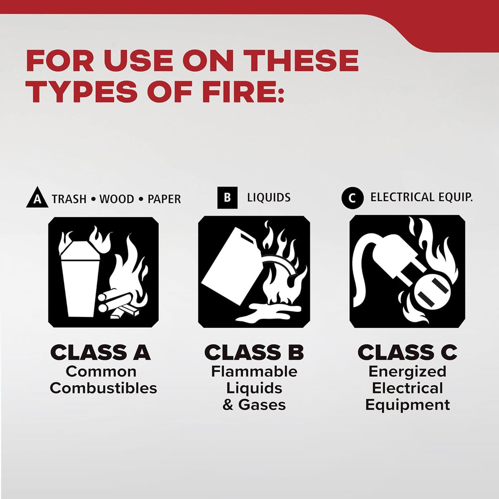 Kidde Living Area Fire Extinguisher for Home, 2-A:10-B:C, KD143-210ABC