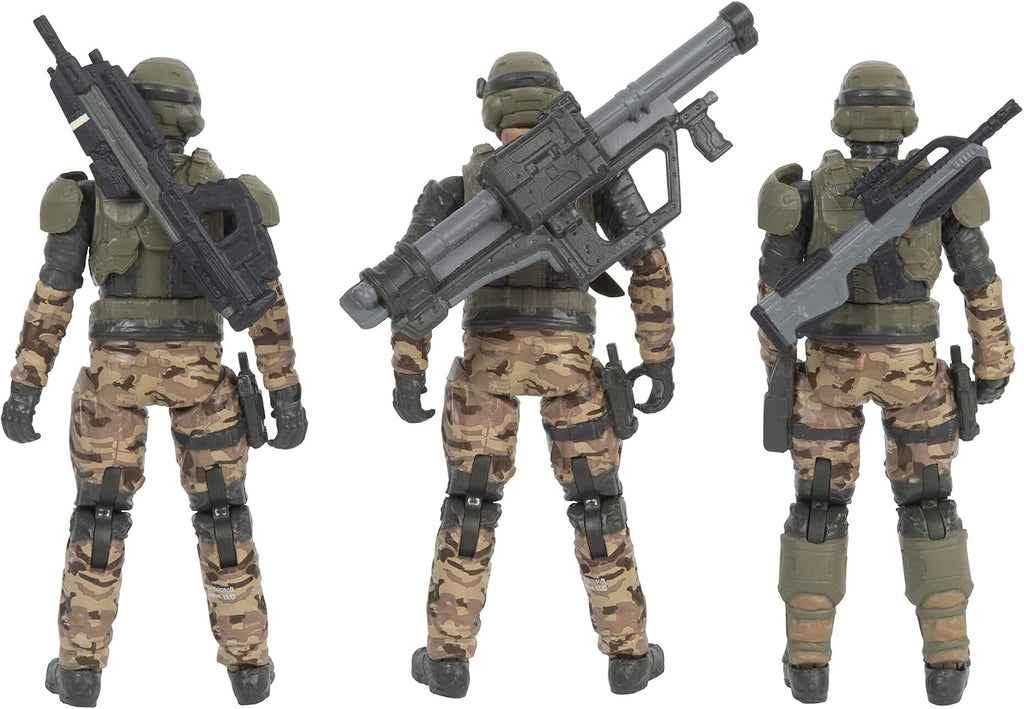 halo 4” 3 figure pack assortment - unsc, side view