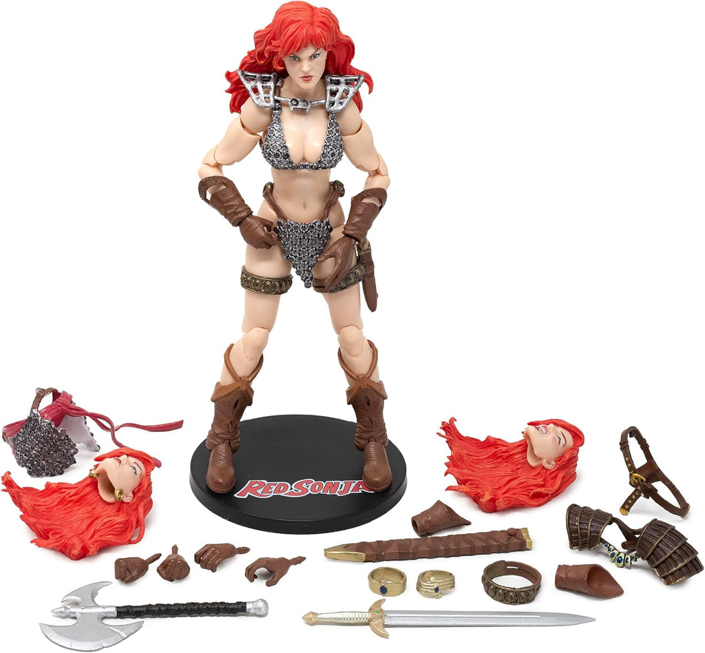 boss fight studio epic h.a.c.k.s. red sonja deluxe shown in use