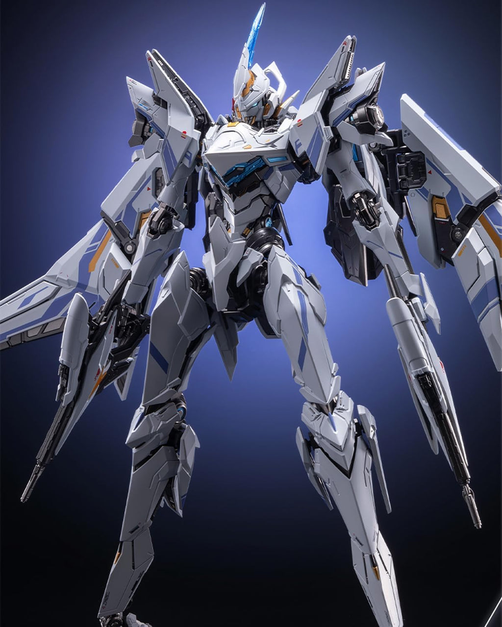 pipigirl moshow mecha assembly free mech action figure on a desk or shelf