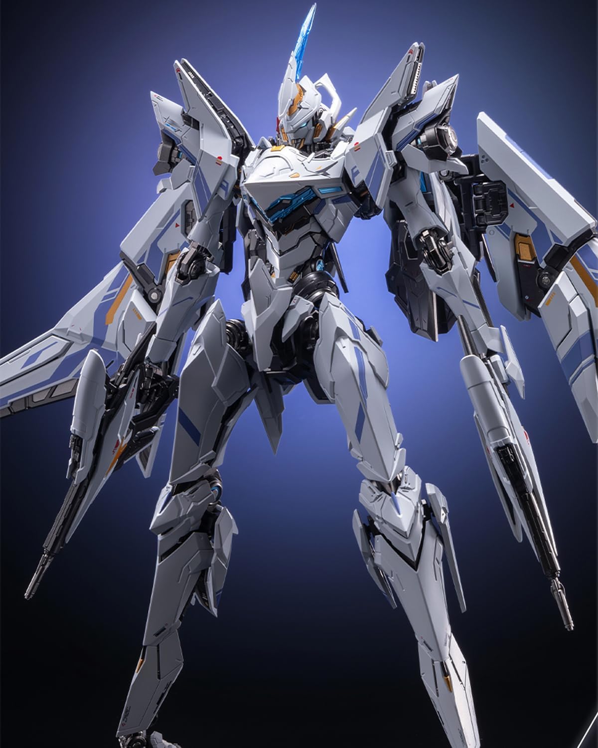 pipigirl moshow mecha assembly free mech action figure on a desk or shelf