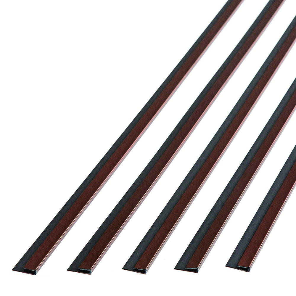 FASÄDE 47 in Vinyl J Trim Oil-Rubbed Bronze (5 Pack)