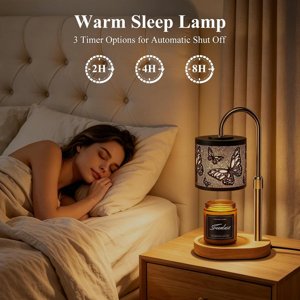 Butterfly Candle Warmer Lamp with Dimmer Adjustable Height,Home Decor Gifts f...
