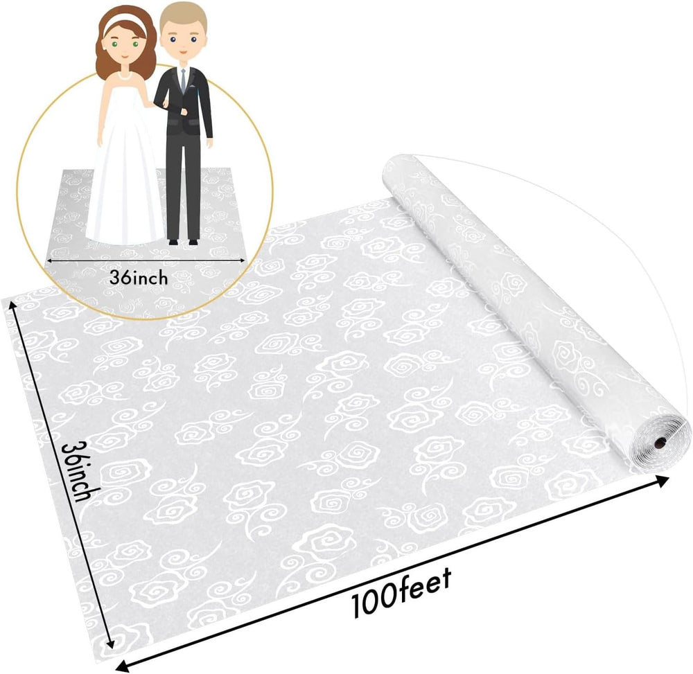 Aisle Runner, Rose, 3x100 Feet