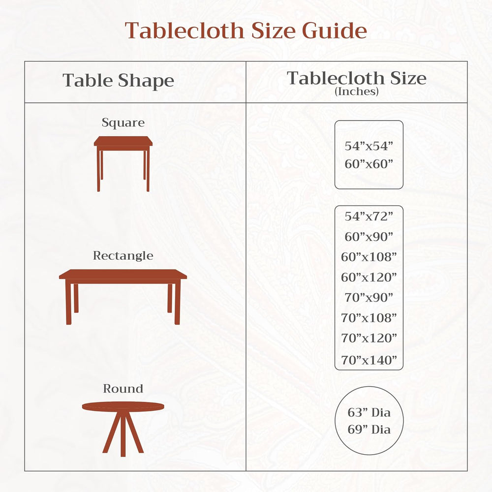 Maison d' Hermine Table Cloth Rectangle Table Reusable 100% Cotton 60&quo...