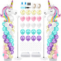 Kasyat 2 Sets Unicorn Balloon Column Stand Kit with 100 Latex Balloons