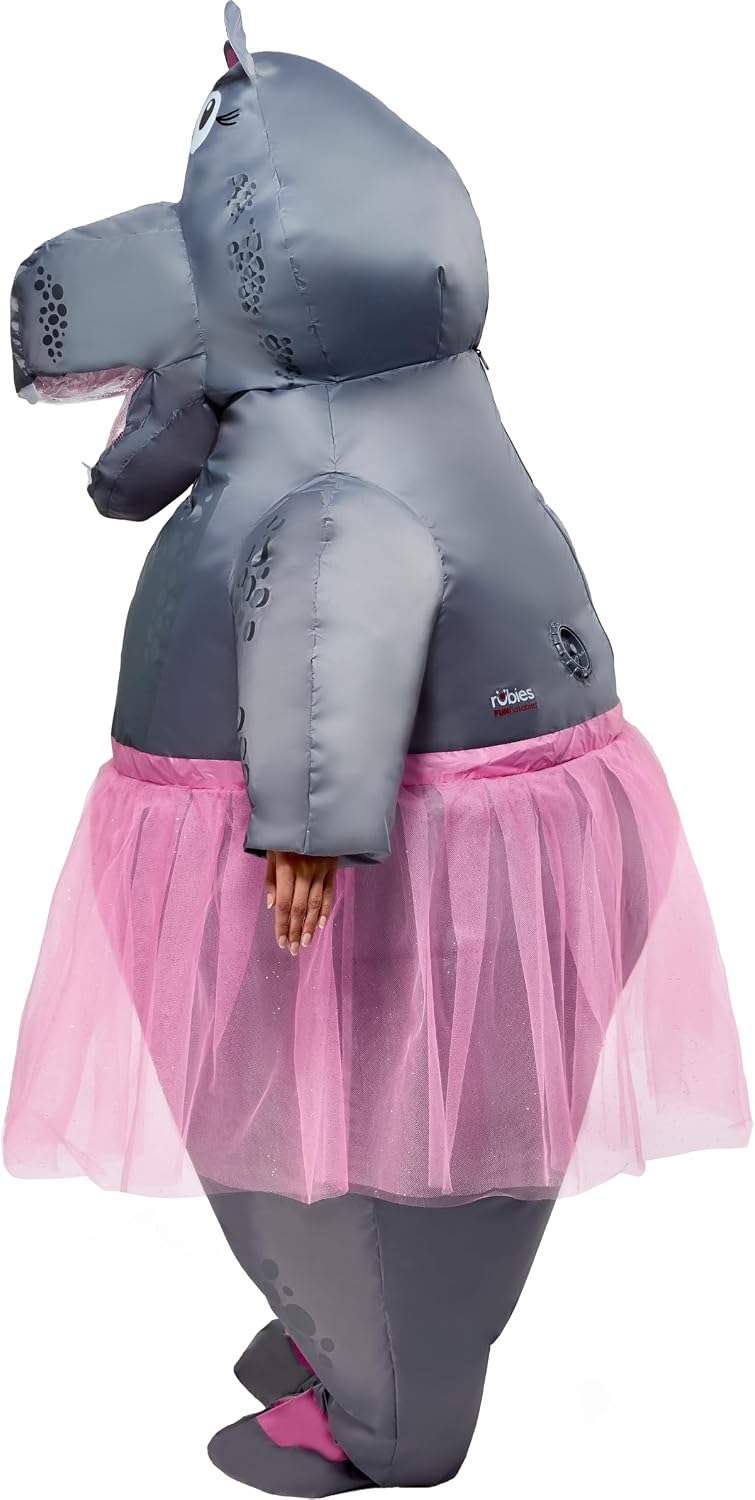 Rubies Hippo Inflatable Costume for Adults, Unisex One Size