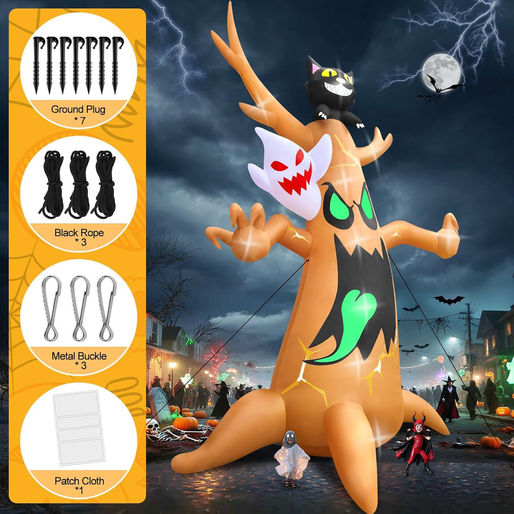20FT Halloween Inflatables Outdoor, Kalolary Giant Ghost Tree Inflatable
