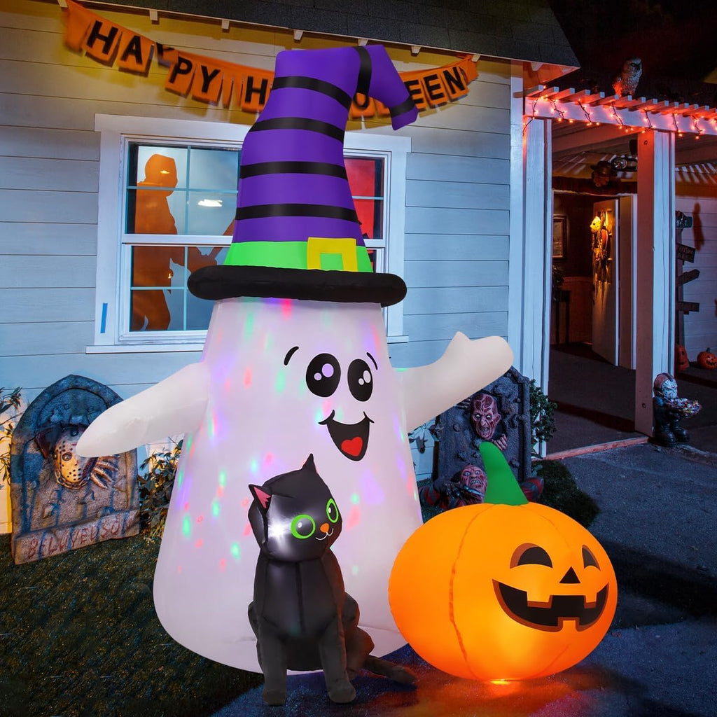 goosh 5ft inflatable halloween cute ghost with the, package contents