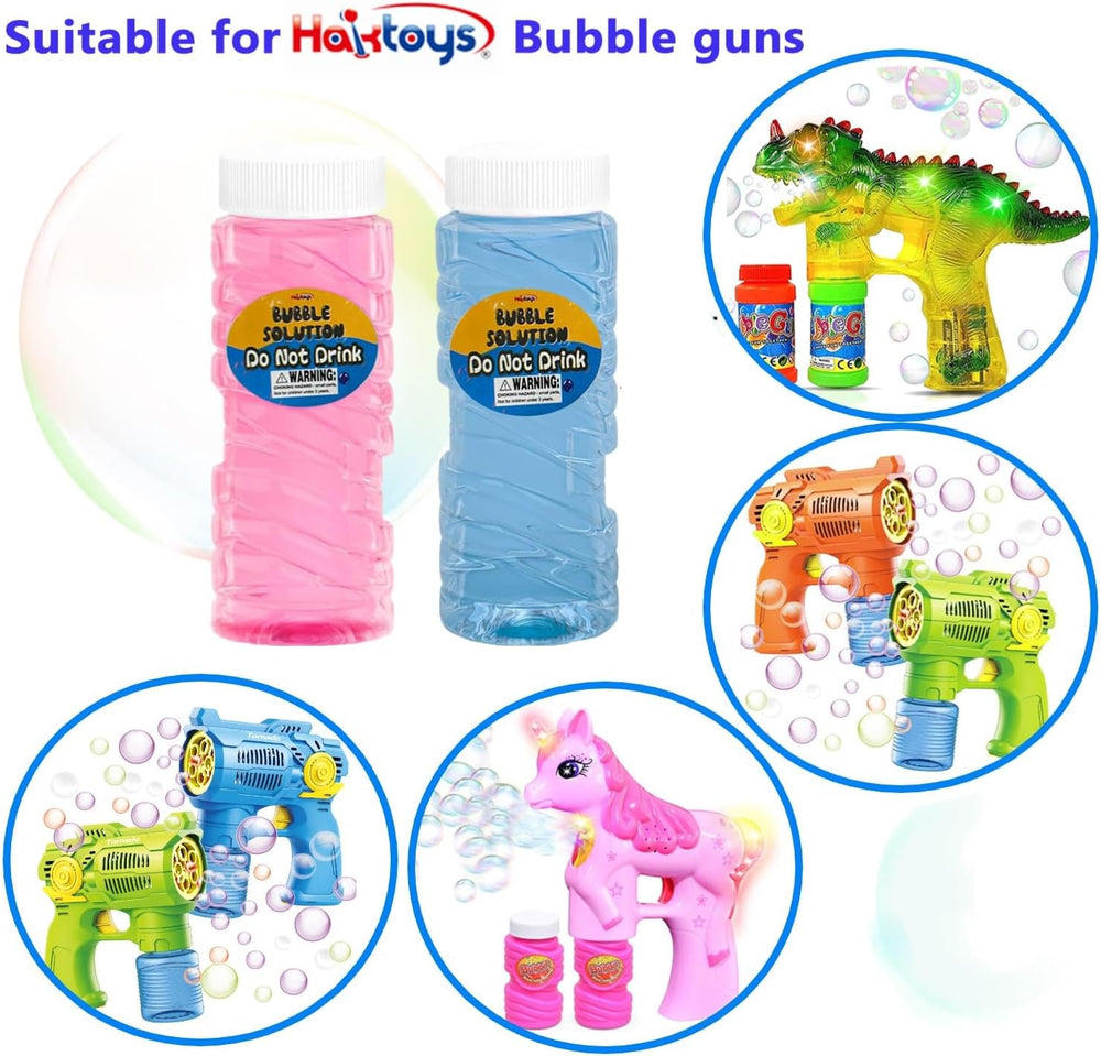Bubble Gun Refill Solution, 30 Pack 2 oz Bottles for Bubble Blasters