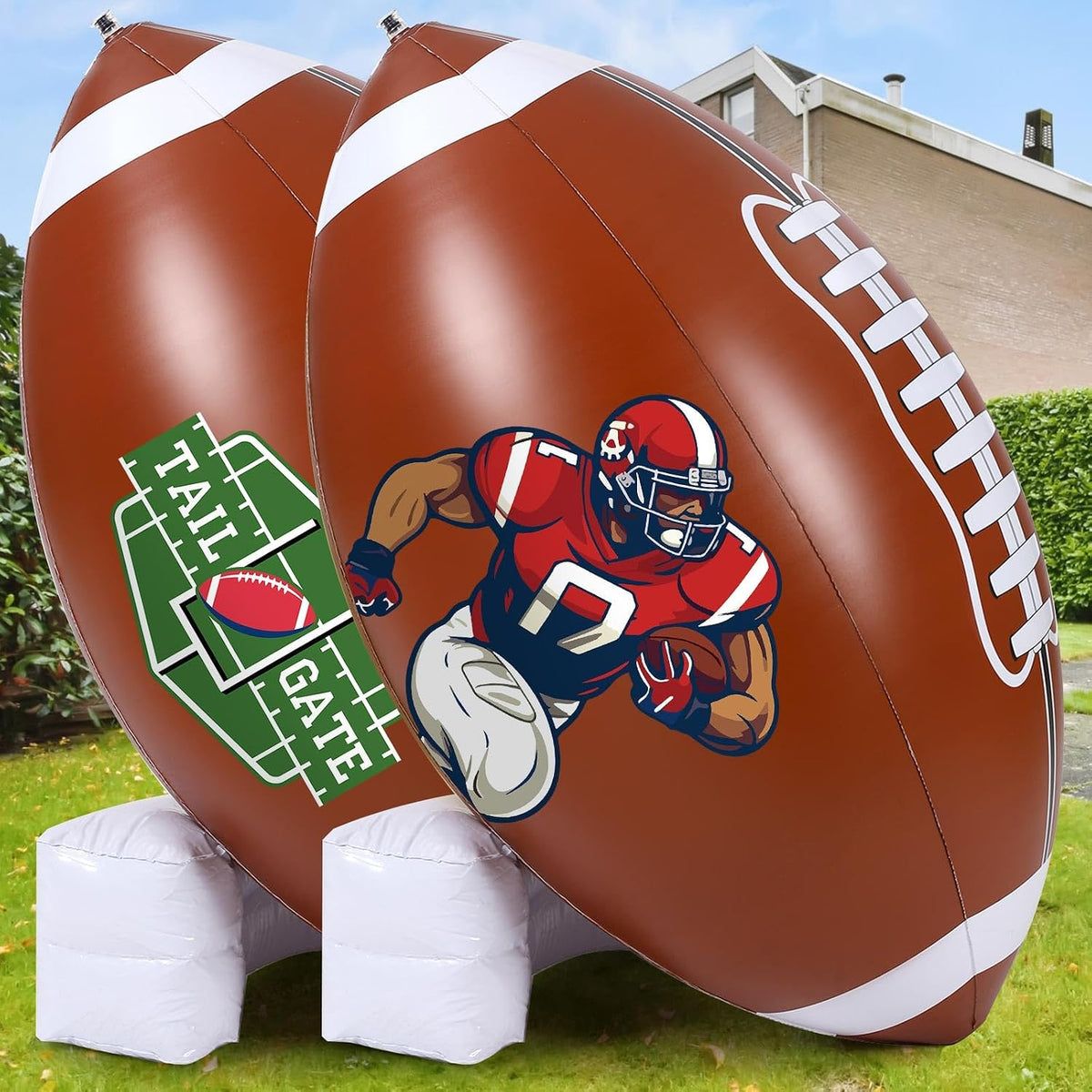 Bencailor 2 Pcs Giant Inflatable Football Party Decoration 39 Inch