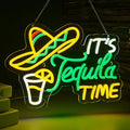 Tequila Neon Sign Mexican Tequila LED Neon Light USB Powered Dimmable Man Cave Cafe Bistro Club Party Beer Bar Restaurant Decor(16.3x11.2 Inch)