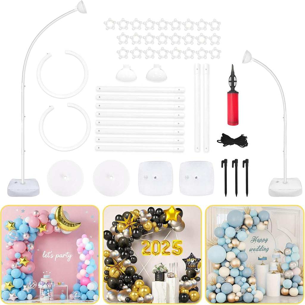 OurWarm 8.2FT & 6FT Half Balloon Arch Stand, Balloon Arch Kit for Party