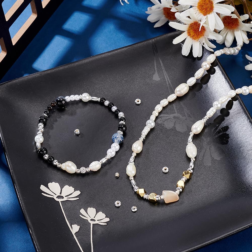 ph pandahall 60pcs 925 sterling silver beads for, side view