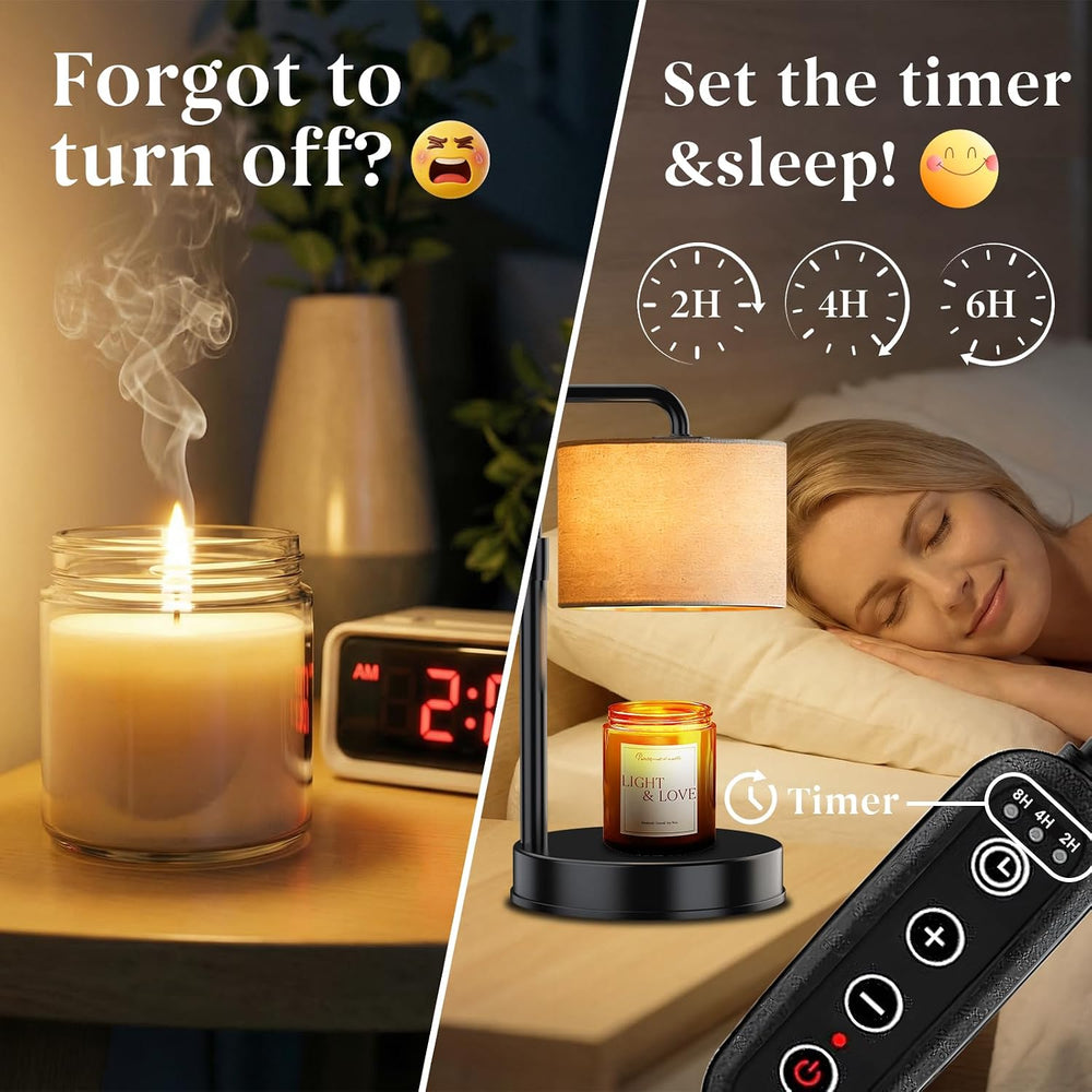 Hyrion Candle Warmer Lamp with Timer, Home Decor Birthday Gifts for Women