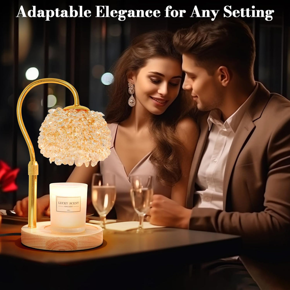 Hisummer Candle Warmer Lamp with Timer, Dimmable Candle Lamp Warmer with 312 ...