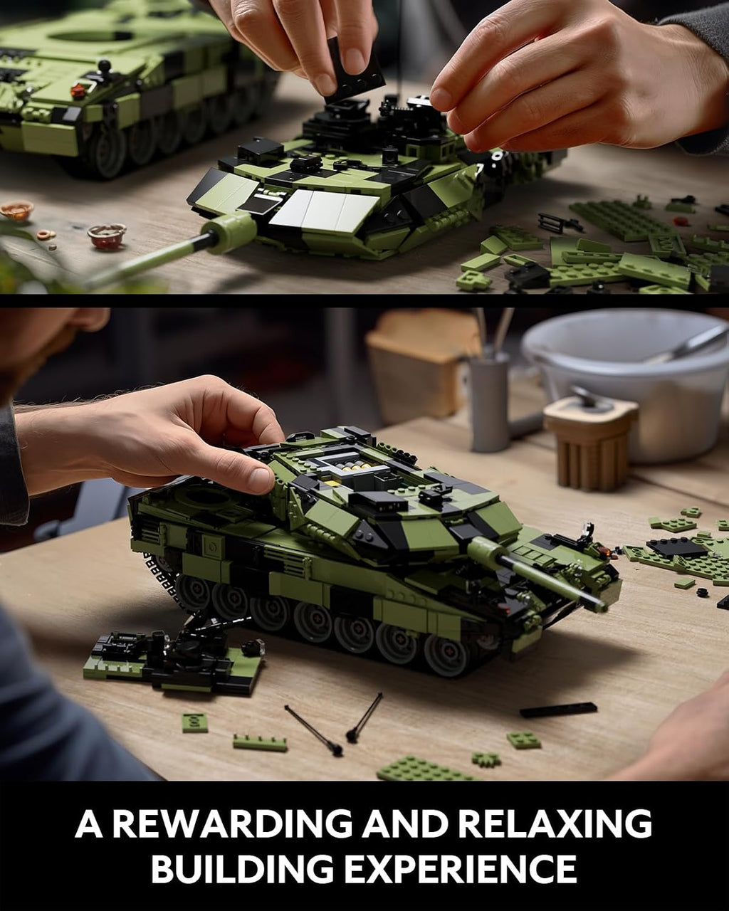 Nifeliz Leopard 2 A7 Tank Building Set, Military Series, NF10269