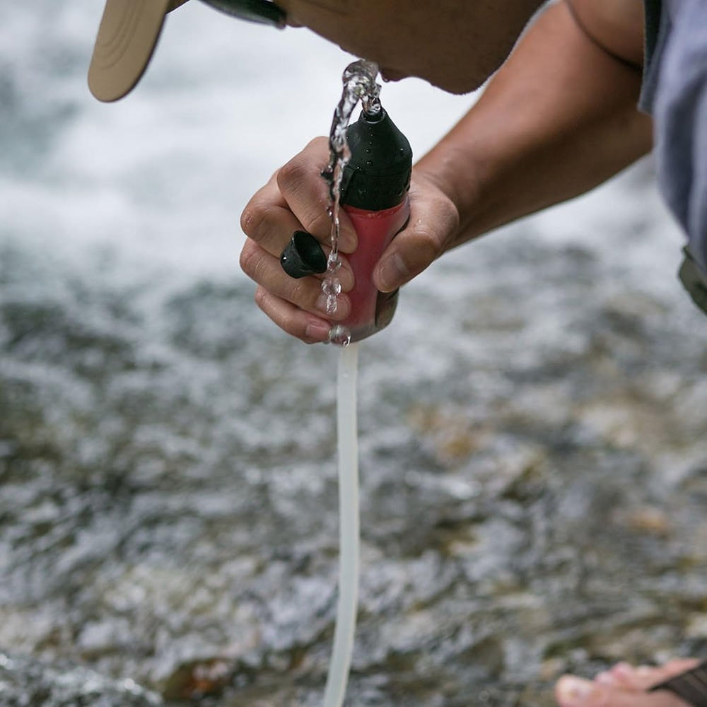 MSR TrailShot Ultralight Backpacking and Camping Squeeze Water Filter