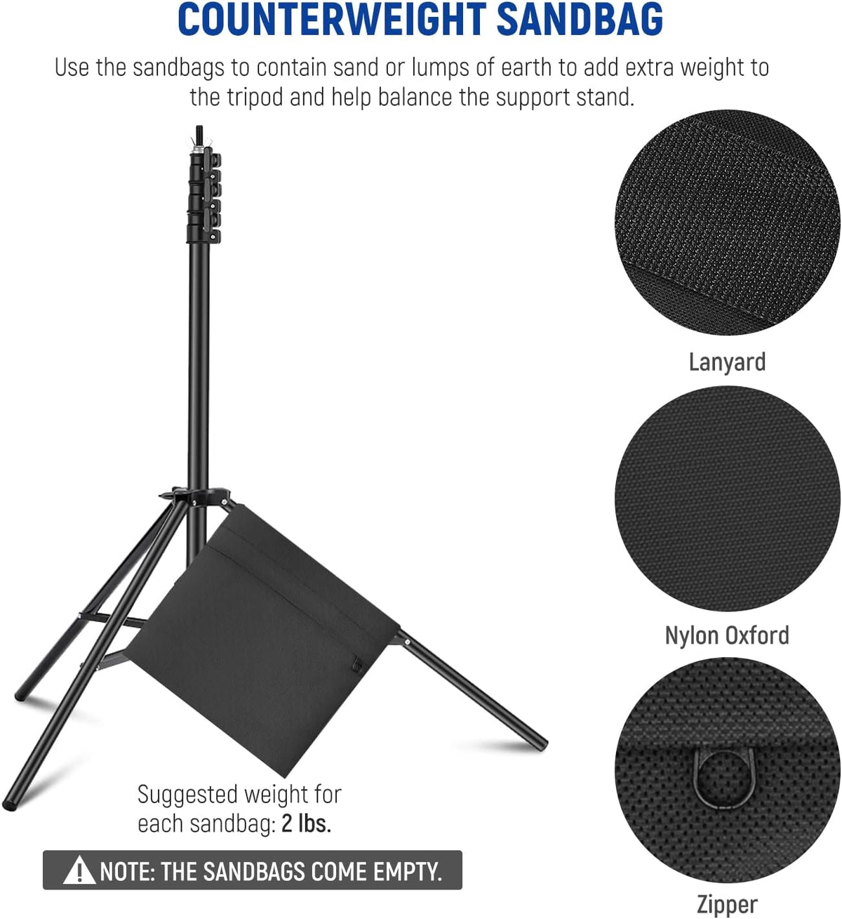 neewer 8.5x10ft adjustable backdrop stand kit, photography background on a desk or shelf