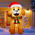COMIN 5 FT Christmas Inflatables Dog Outdoor Yard Decorations