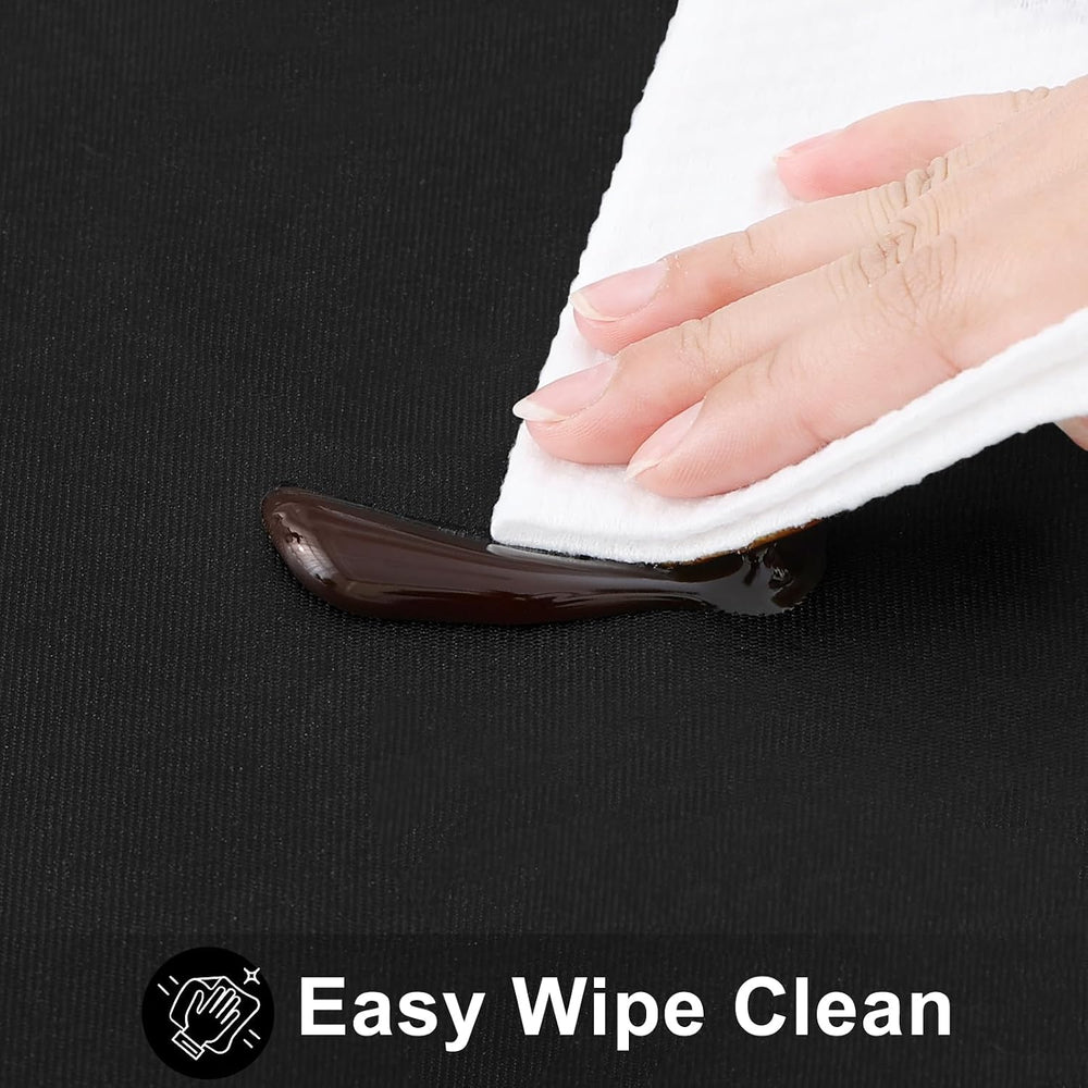 Smiry Rectangle Table Cloth 54"x120", Waterproof Wipeable Vinyl Tab...