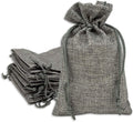 48 pc Natural Jute Burlap Fabric Gift Bags w. Drawstrings by TheDisplayGuys