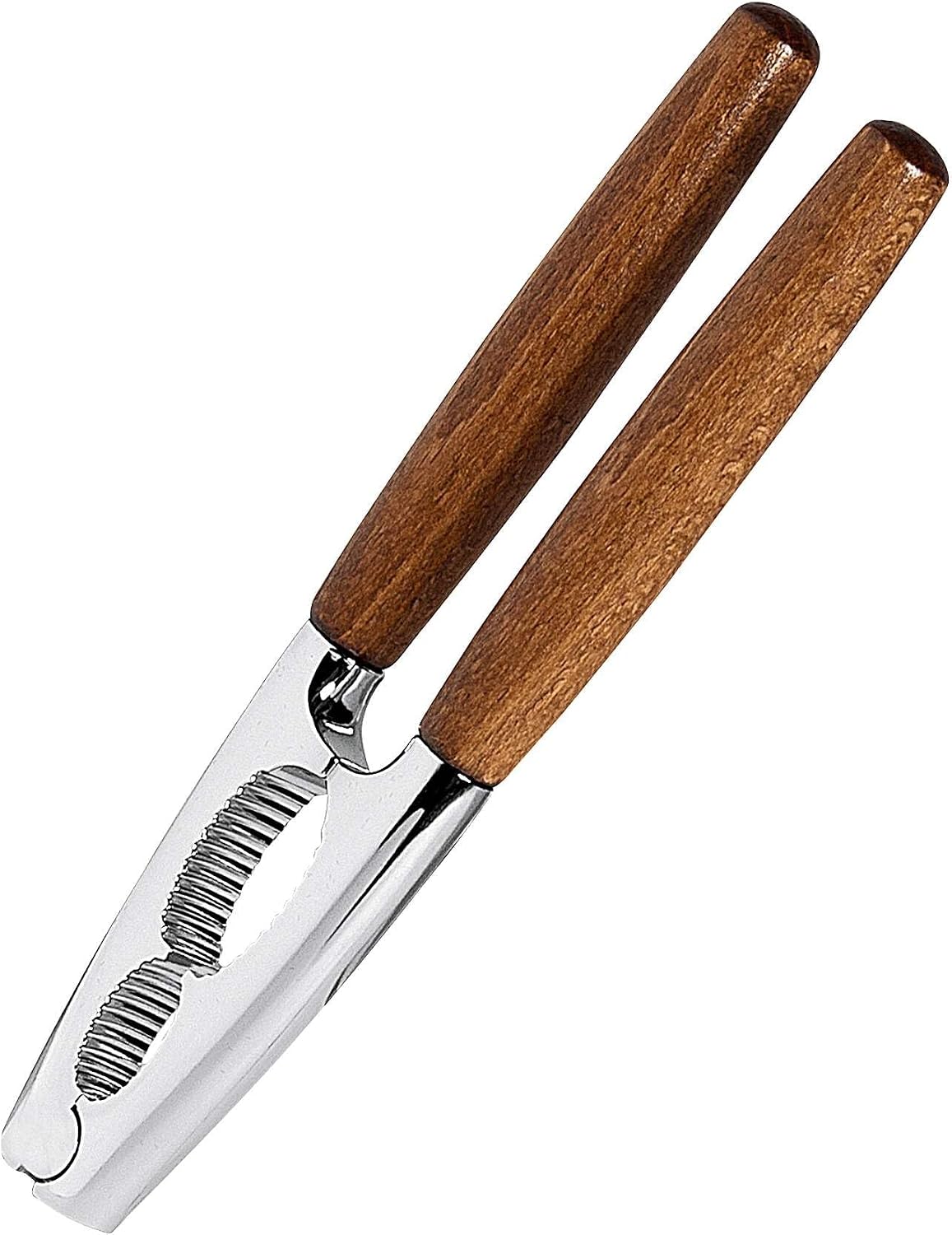 Westmark Nutcracker, Monopol Edition, with Wooden Handles, Length: 18.1 cm, Die-Cast Zinc, Estetico, Silver/Brown, 16803380