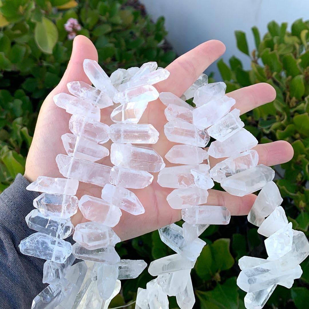 adabele 30 inch natural raw clear crystal white shown in use