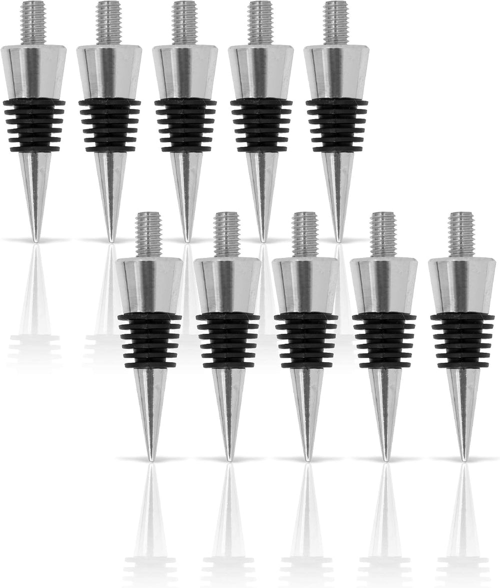 Chrome Bottle Stopper with 3/8" x 16 tpi Threaded Post 10pk