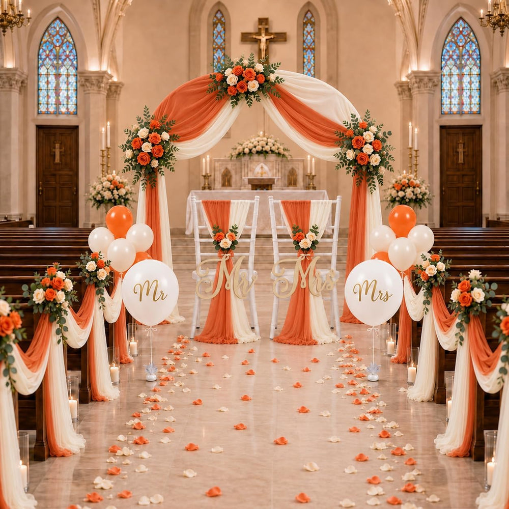Cinrobiye 45PCS Terracotta Wedding Arch Decorations Kit, Fall Autumn Wedding ...