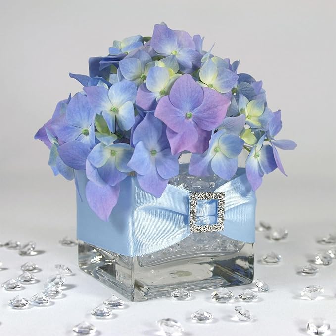 PATIKIL 14000Pcs Wedding Table Scatter Confetti Crystals 3mm Acrylic Diamonds Vase Fillers Gems for Table Centerpiece Decorations Bridal Shower Party, Silver AB