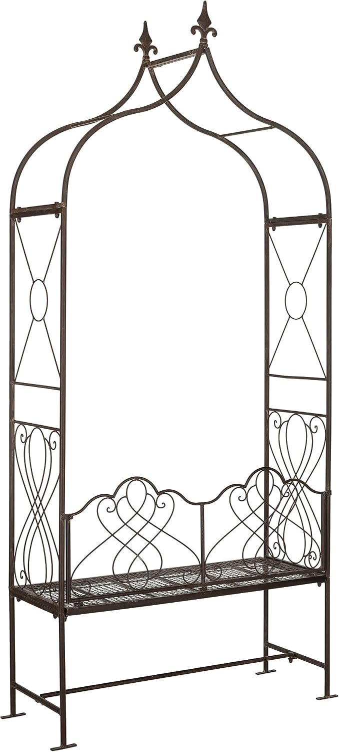 Safavieh Outdoor Collection Eloise Rustic Brown Arbor
