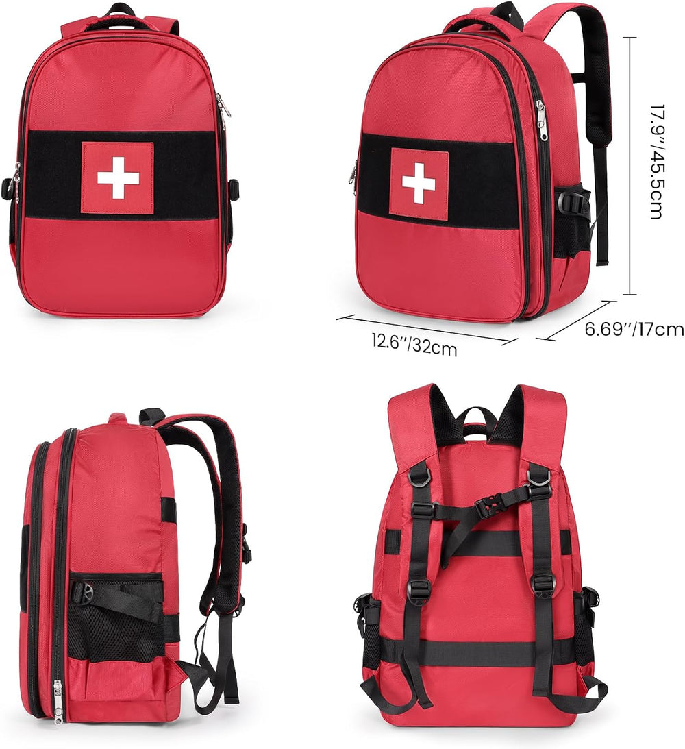 Gatycallaty First Aid Backpack Emergency Medicine Bag Empty Survival Trauma B...