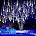 Christmas Lights Outdoor, 24 Tubes Meteor Shower Lights for Xmas Decoration