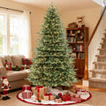 Hykolity 9 ft Prelit Artificial Christmas Tree with 600 Warm White LEDs