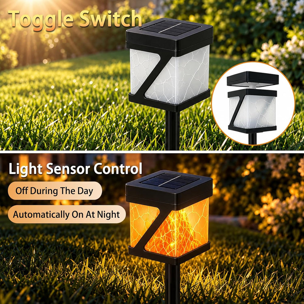 Swingers Solar Lights Outdoor, Waterproof Solar Lawn Lights