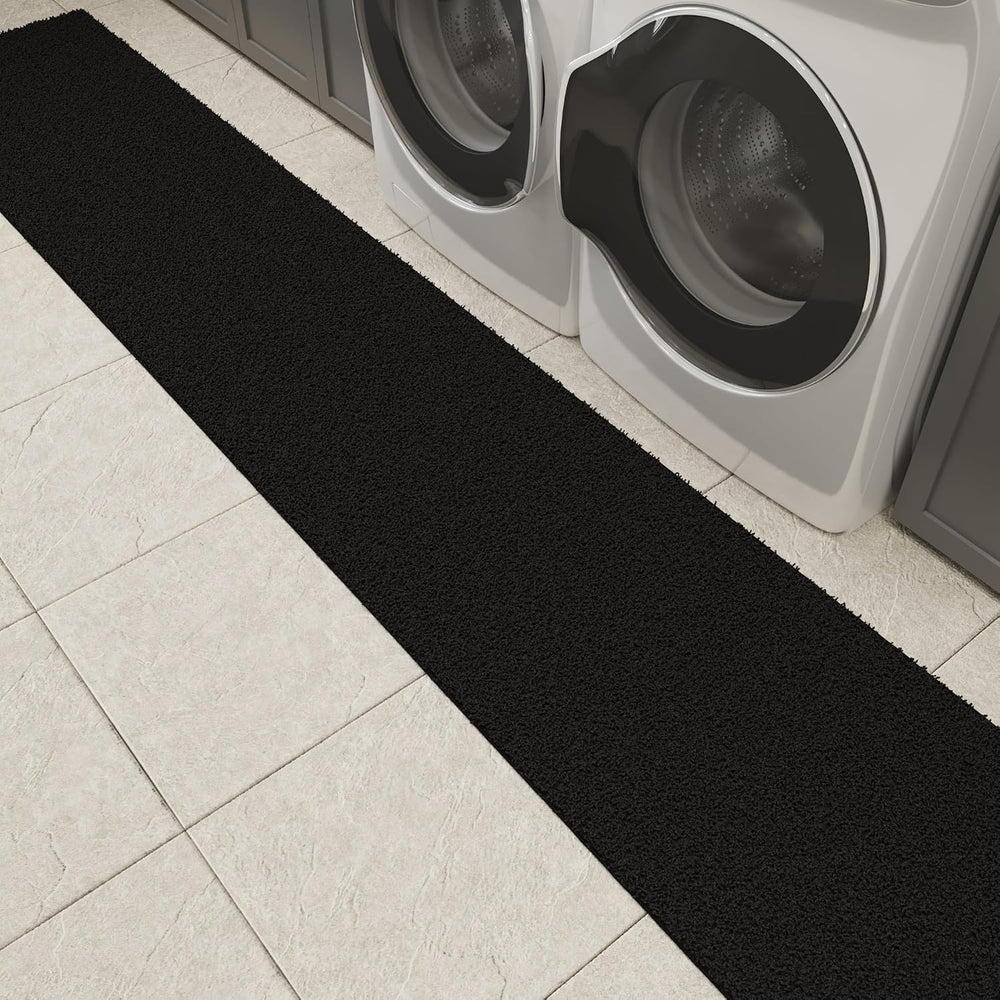 Ottomanson Long Shag Runner Rug 2' x 18', Fluffy Extra Long Hallway R...