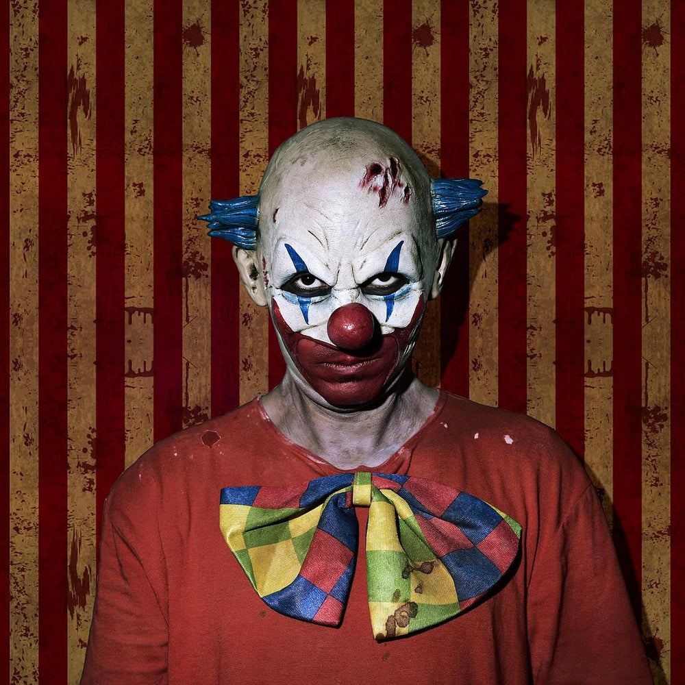 HunnmingRe 200 ft Creepy Carnival Tablecloth Roll, Halloween Tablecloth