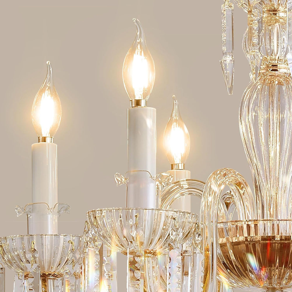 Crystal Chandeliers Light Dining Room：K9 Modern Candle Chandelier Lights for ...