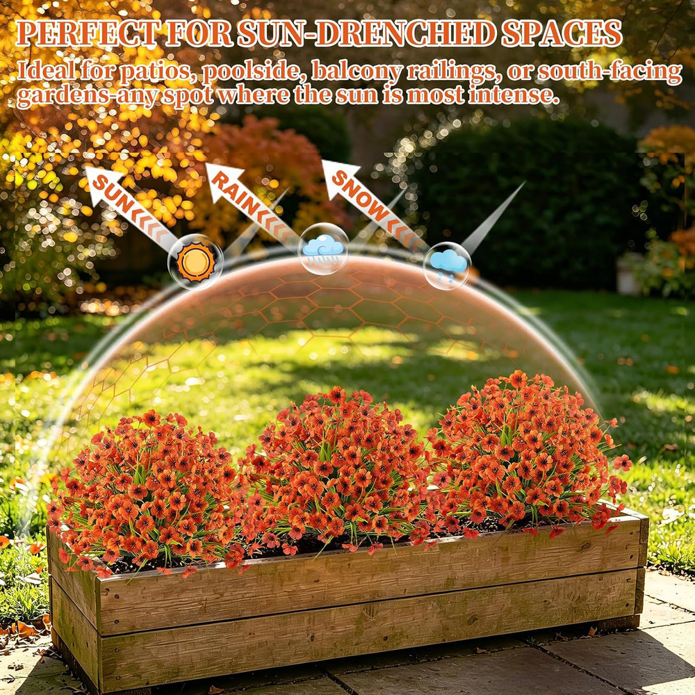 2 Pack Artificial Fall Yellow Flower Topiary Balls for Outdoor