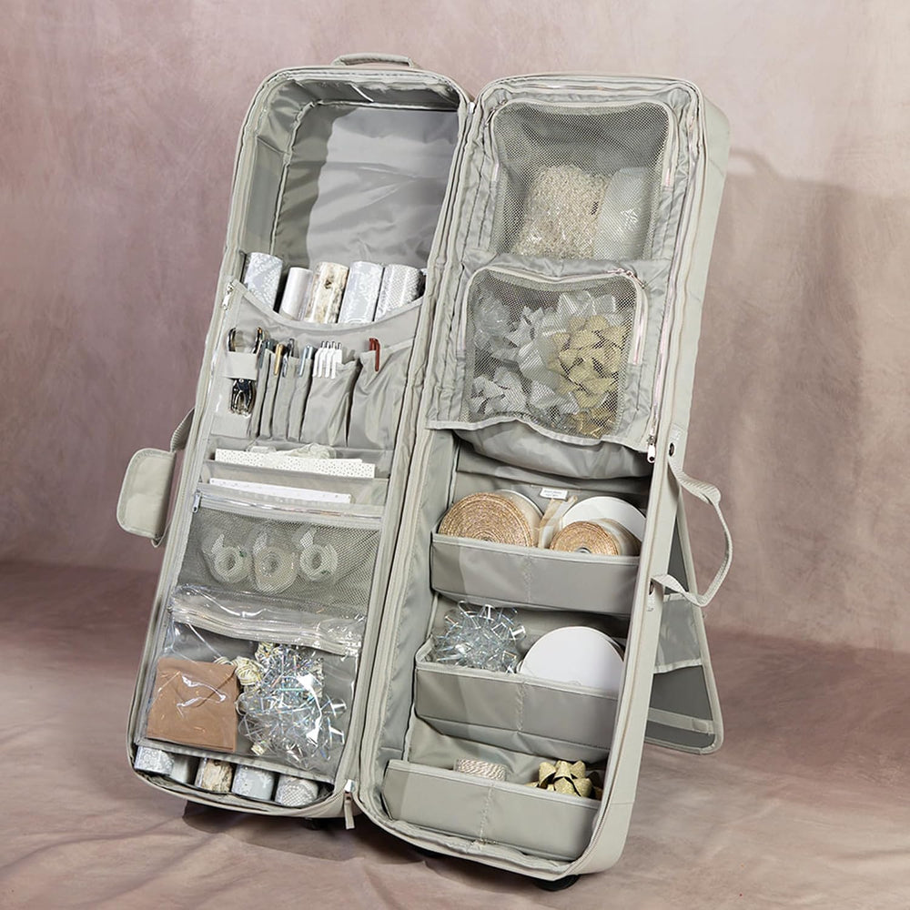 Gift Bag Wrap and Craft Organization Storage, Holds 14 (40 in) Rolls & Mo...