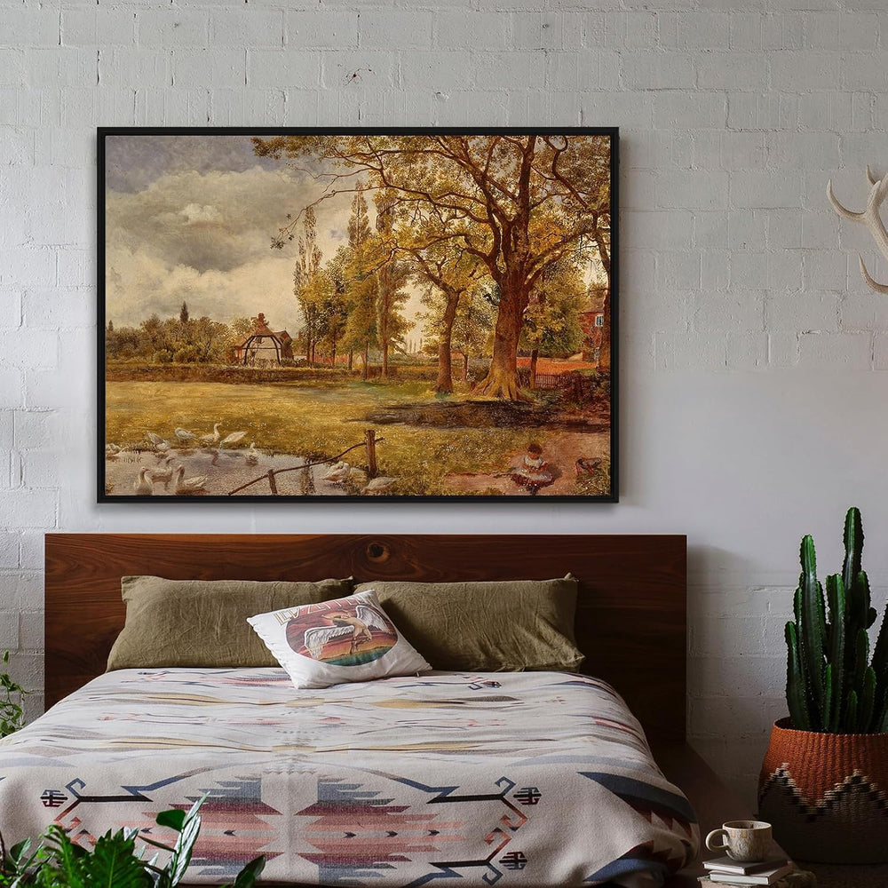 Floater Frame for 20x30 Canvas Paintings with 1.2-1.5" Depth,Black