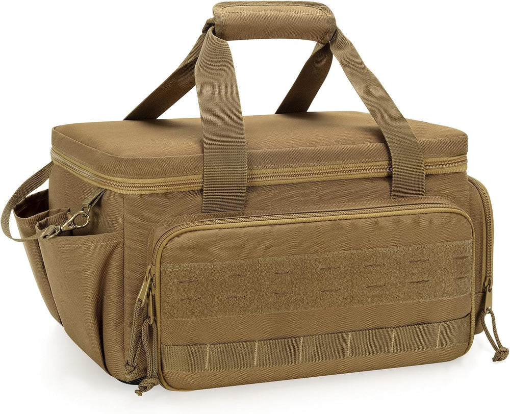 Rexmica 14-Inch Tool Bag Tool Storage Organizer Tactical Range Bag, Khaki