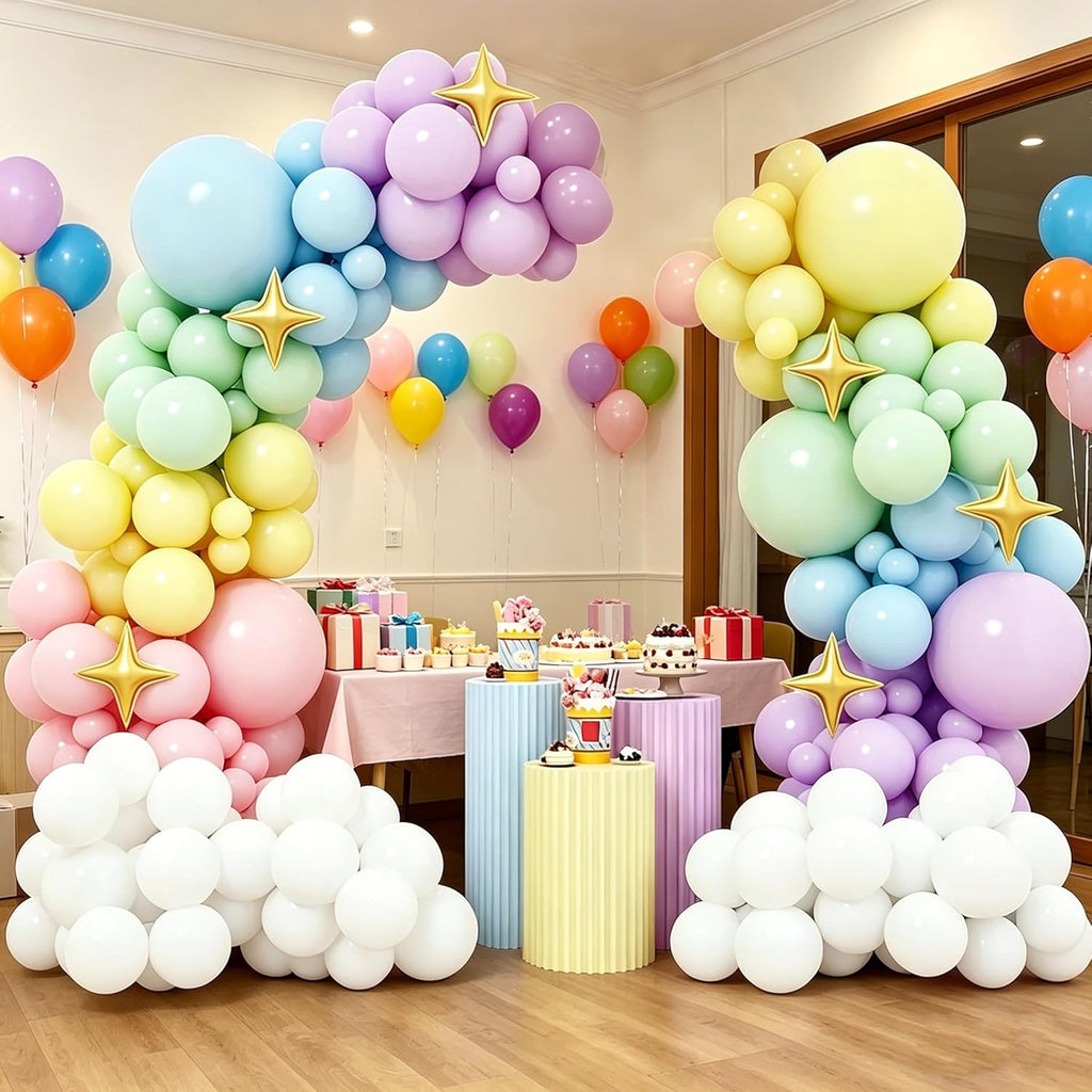 Balloon Arch Kit,Adjustable 8.2FT & 6FT Half Balloon Arch Stand
