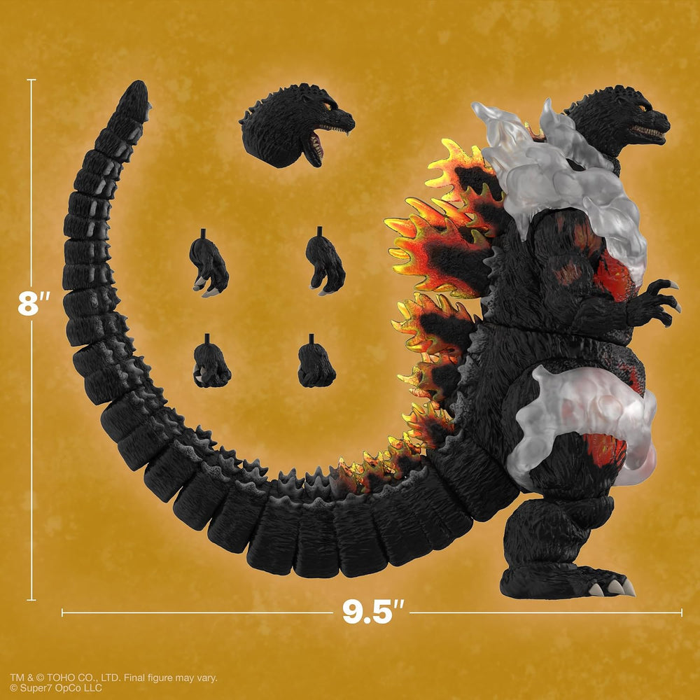 Super7 ULTIMATES! Toho HeiSei Burning Godzilla - 8" Action Figure
